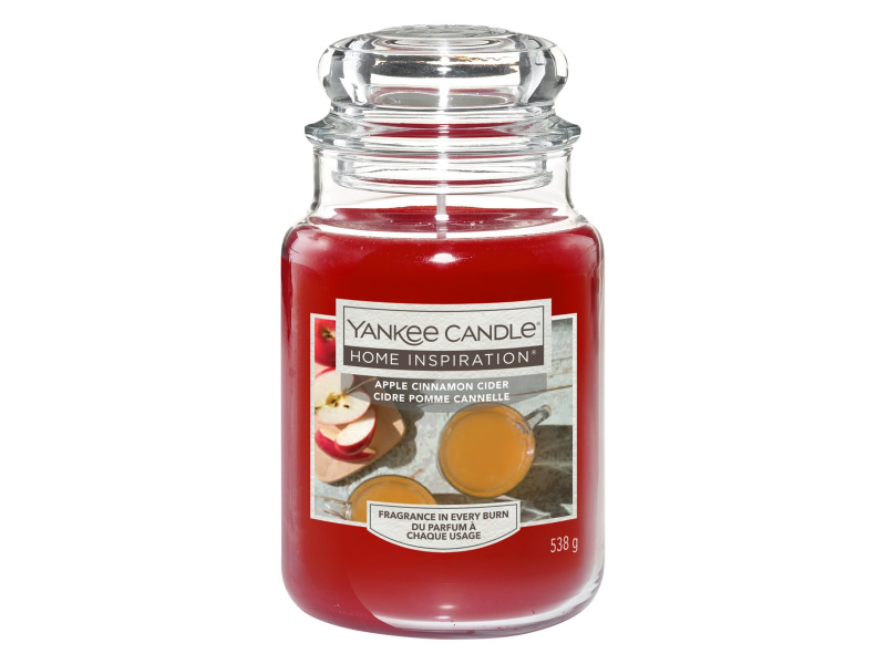 Yankee Candle Vonná svíčka ve skle Apple Cinnamon Cider