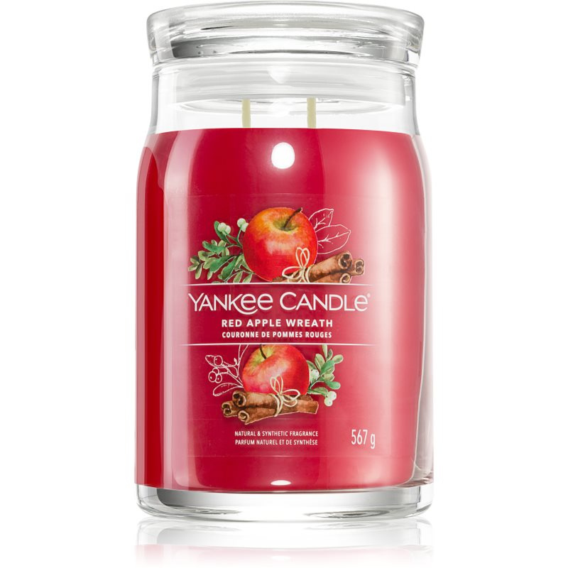 Yankee Candle Signature Red Apple Wreath vonná svíčka