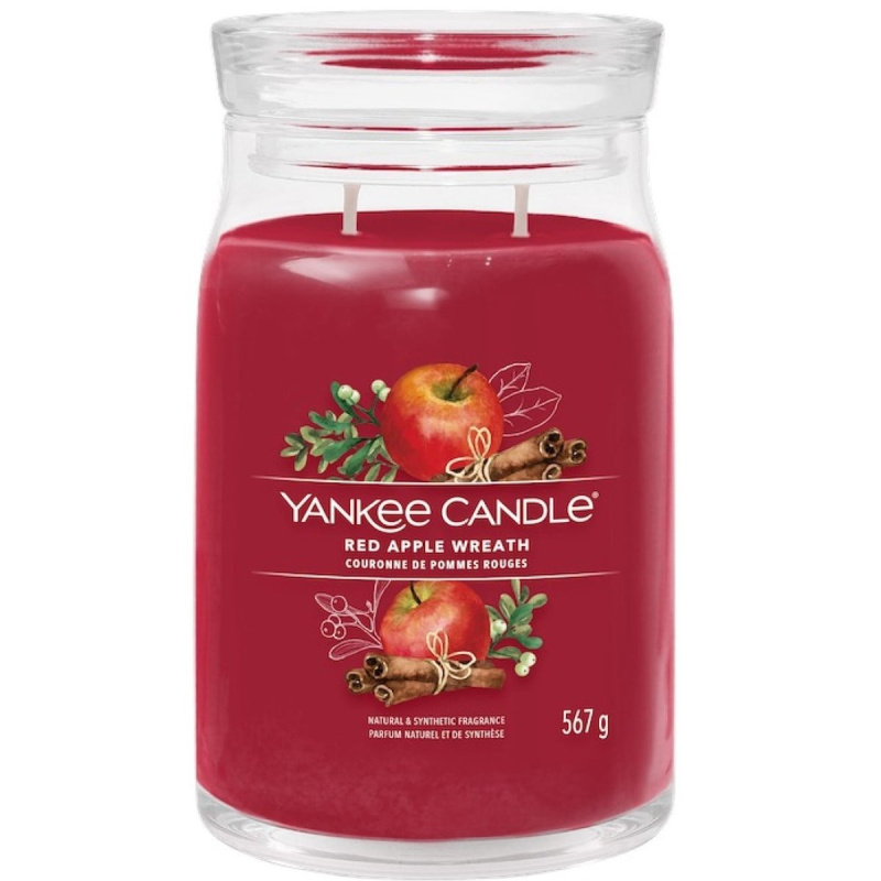 Yankee Candle Signature Red Apple Wreath vonná svíčka