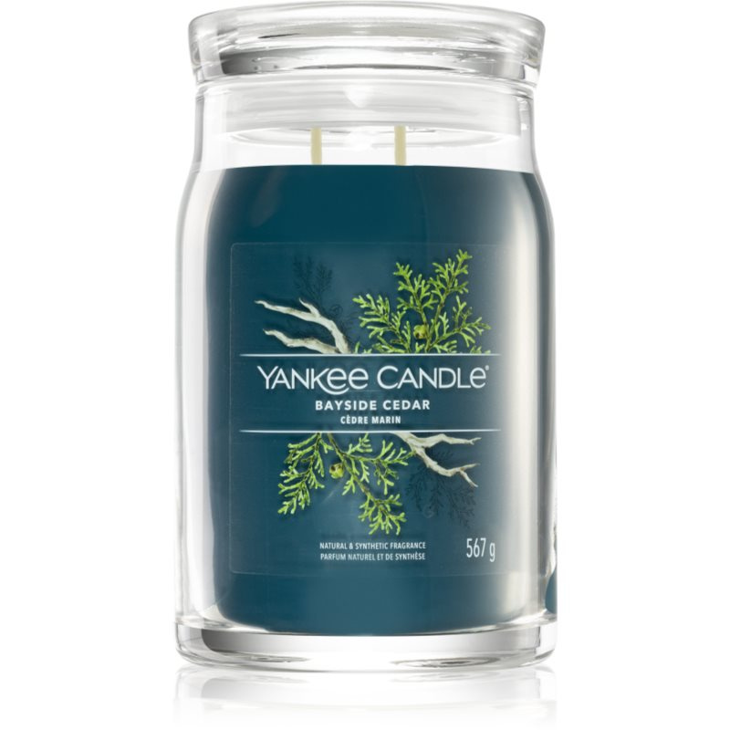 Yankee Candle Bayside Cedar vonná svíčka Signature 567 g