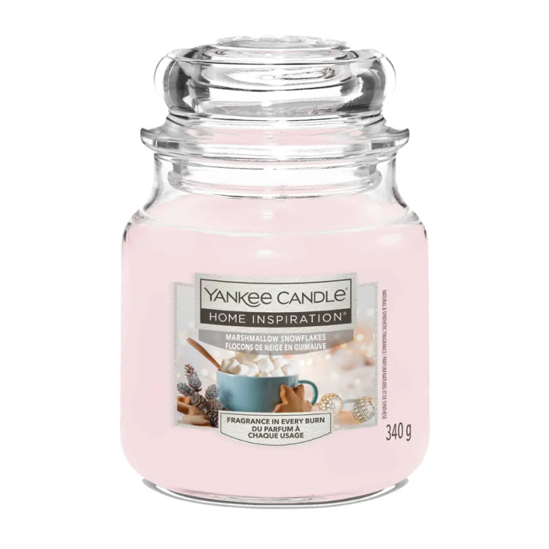 Yankee Candle Vonná svíčka 340 g Marshmallow Snowflake