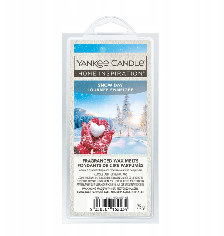 Yankee Candle Vonný vosk Snow Day 75 g