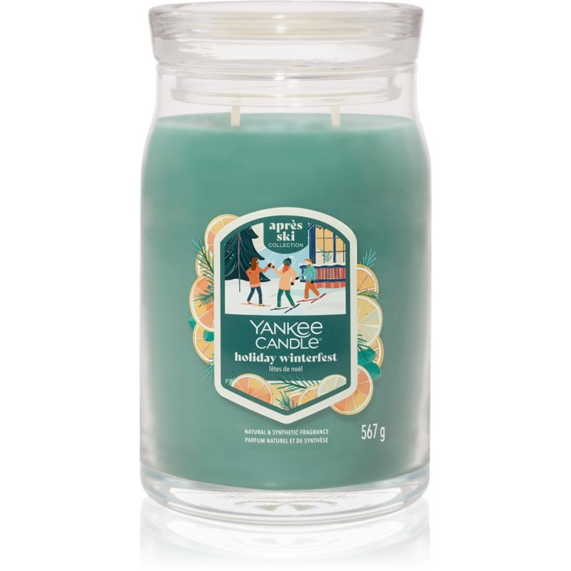 Yankee Candle Signature Holiday Winterfest vonná svíčka