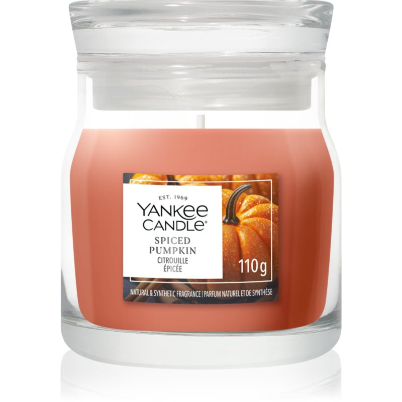 Yankee Candle Spiced Pumpkin vonná svíčka Signature 110 g