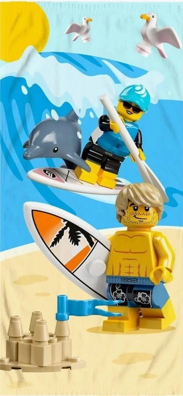 Lego plážový ručník 150 × 70 cm