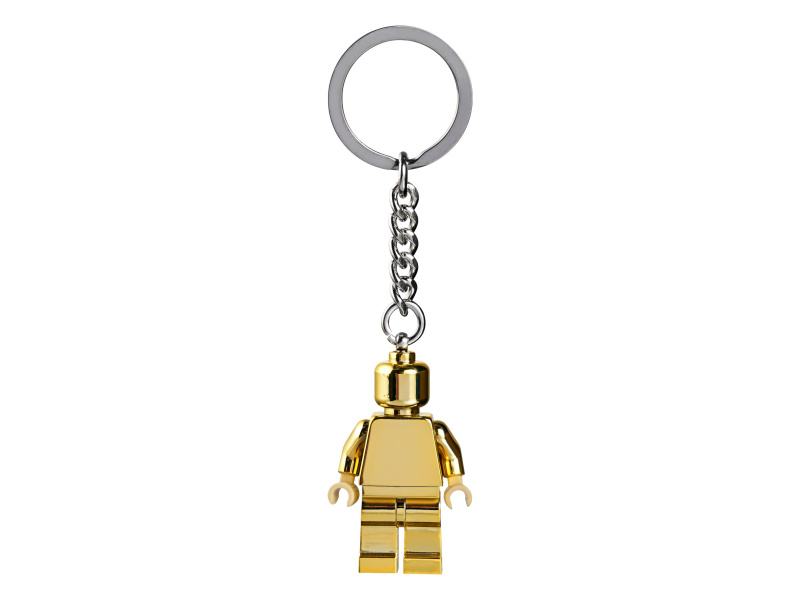 LEGO Přívěsek na klíče se zlatou minifigurkou