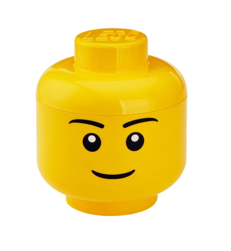 Malý úložný box - hlava (chlapec)