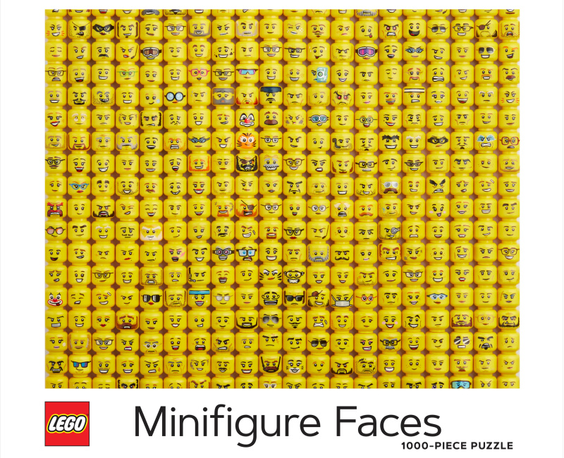 Puzzle Tváře minifigurek - 1 000 dílků