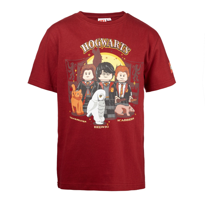 Harry Potter Tričko - vínově červené