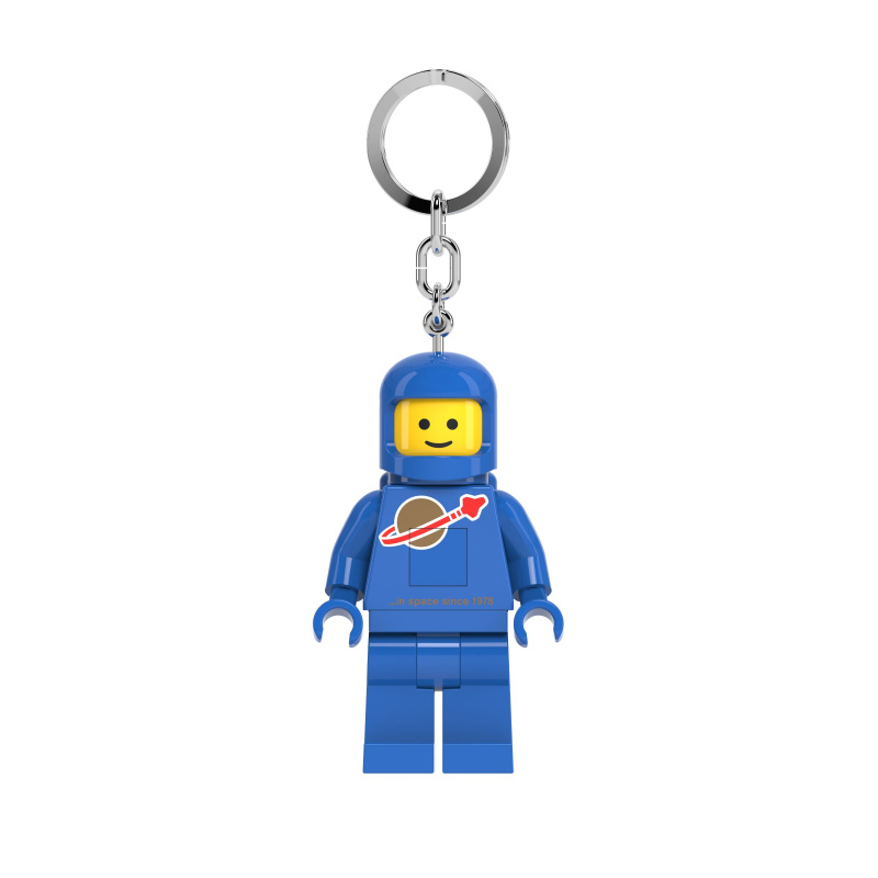 Světlo na klíče's astronautem - modré