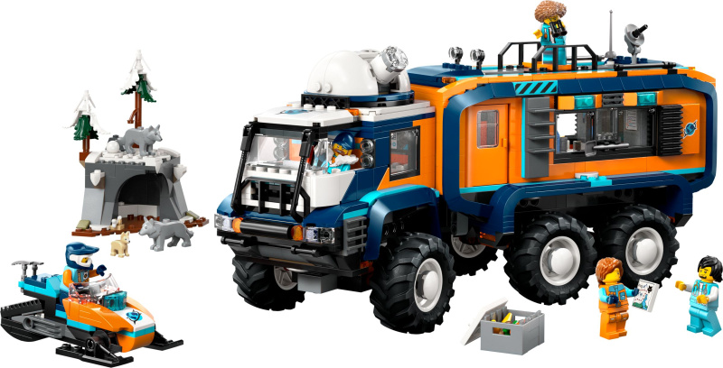 Nákladní auto's laboratoří pro průzkumníky Arktidy