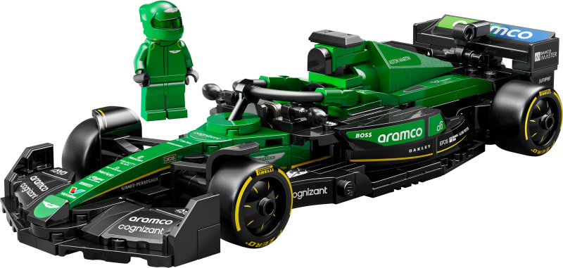Závodní auto Aston Martin Aramco F1 AMR24