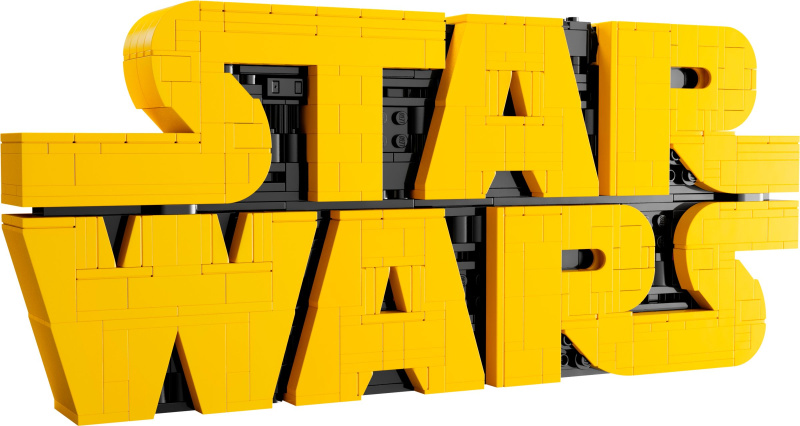 Logo Star Wars z kostek