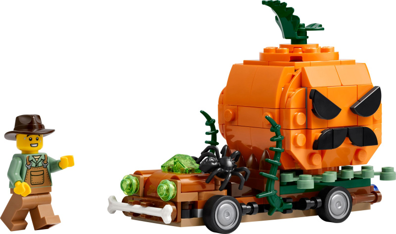 Pick-up's halloweenskými dýněmi