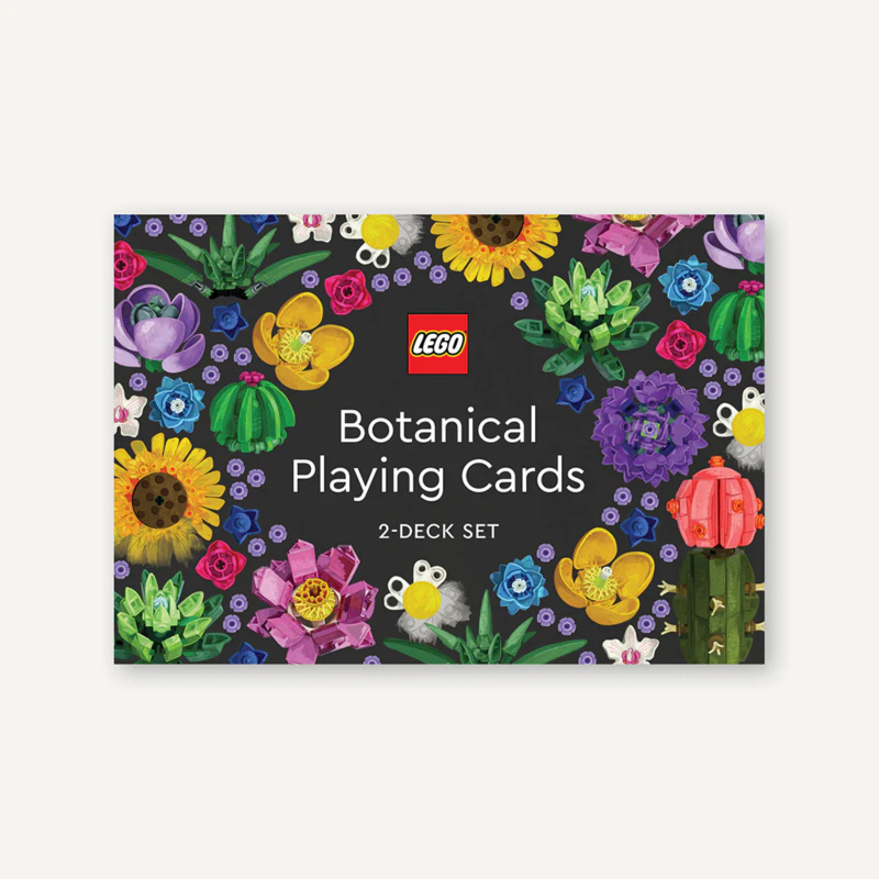 Hrací karty's botanickým motivem