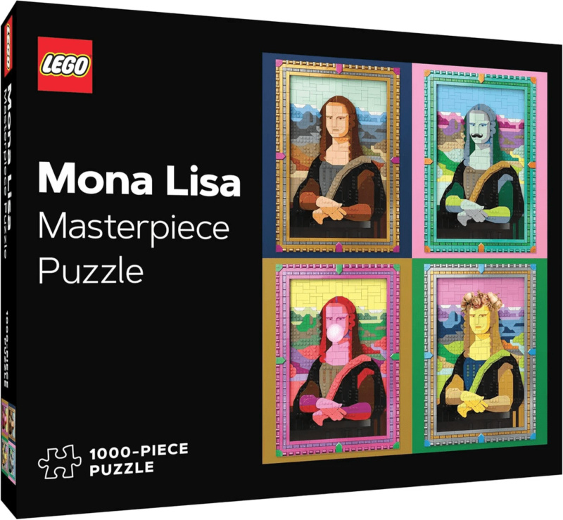 Puzzle's mistrovským dílem: Mona Lisa - 1000 dílků