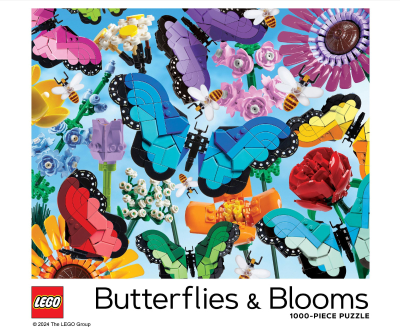 Puzzle Motýli a květy - 1000 dílků