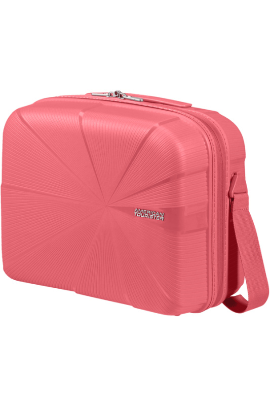 American Tourister Starvibe Kosmetický kufřík 35cm Růžový Sun kissed coral