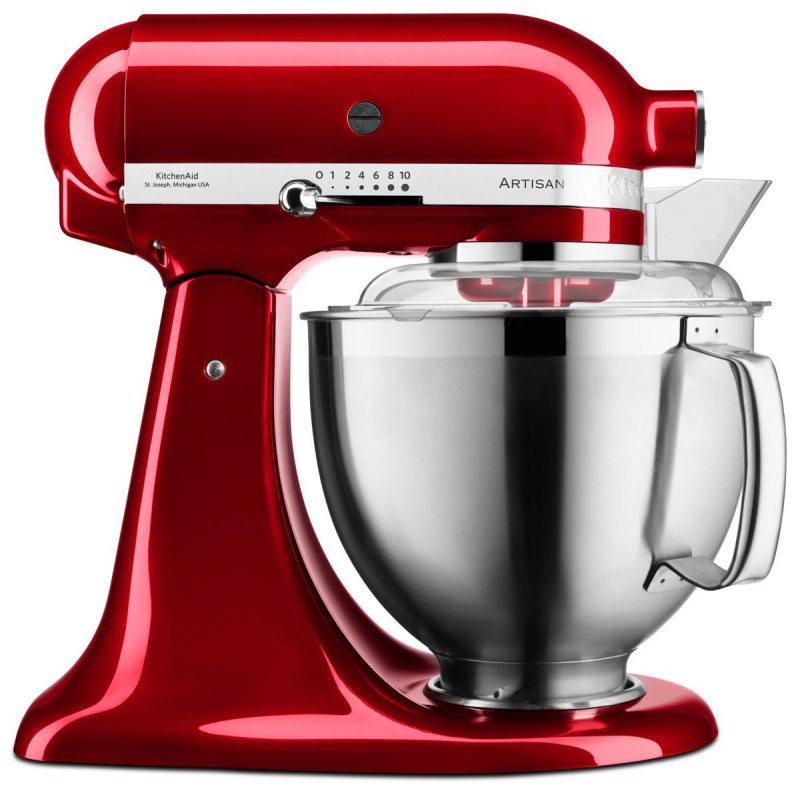 KitchenAid Kuchyňský robot Artisan 5KSM185PSECA, červená metalíza 5KSM185PSECA