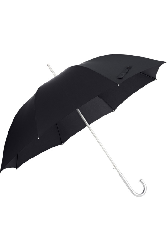 Samsonite ALU DROP S Deštník Černý klasický 96cm/115cm