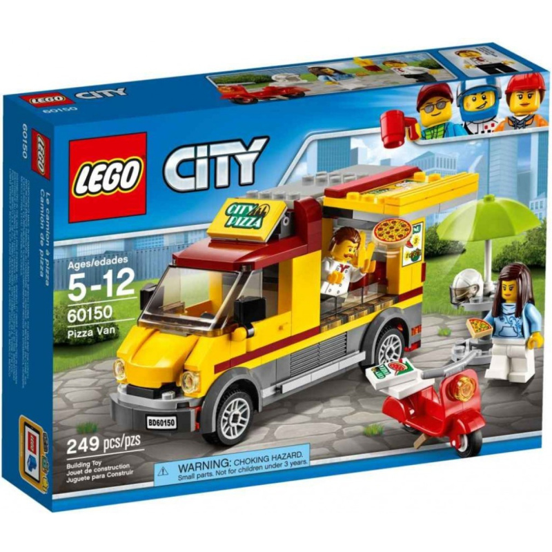 Lego® city 60150 dodávka s pizzou