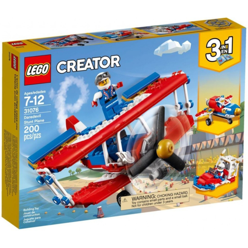 Lego® creator 31076 odvážné kaskadérské letadlo