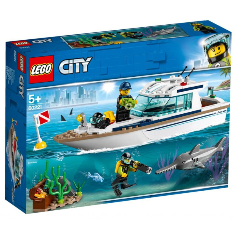 Lego® city 60221 potápěčská jachta