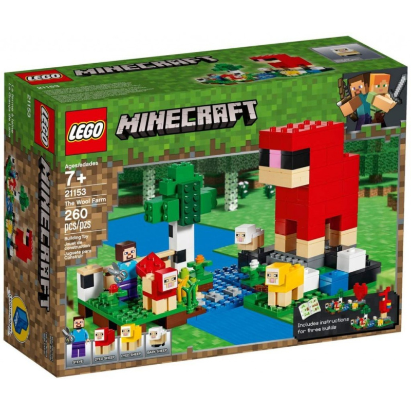Lego® minecraft 21153 ovčí farma