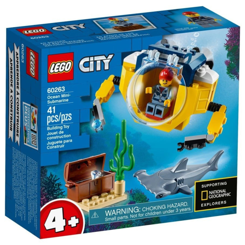 Lego® city 60263 oceánská mini ponorka