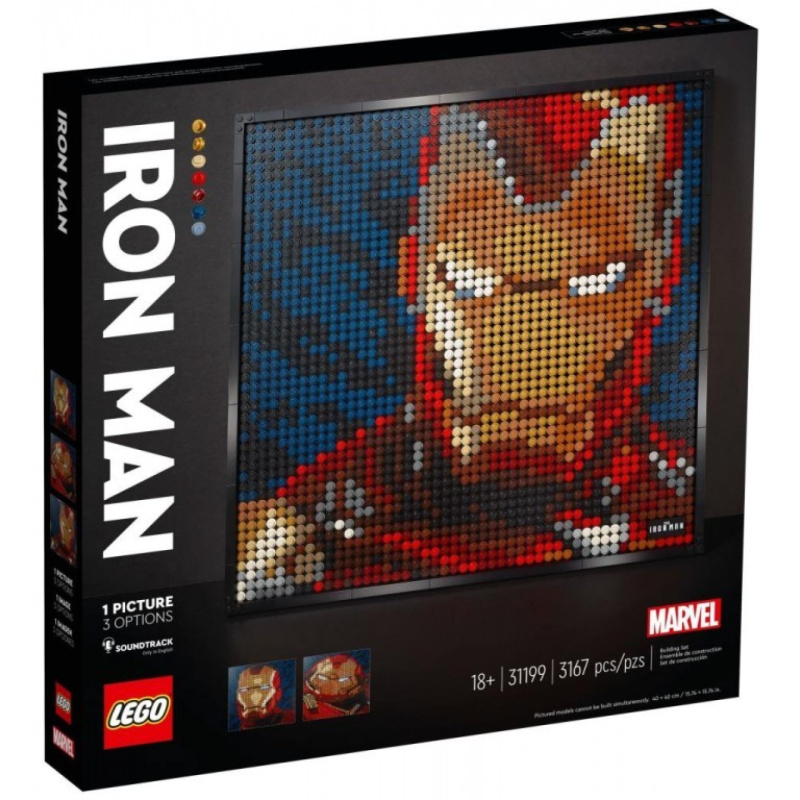 Lego® art 31199 marvel studios iron man