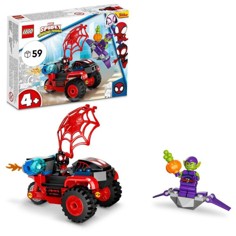 Lego® marvel 10781 miles morales: spider-man a jeho techno tříkolka