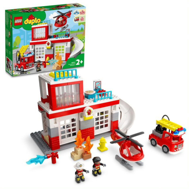 Lego® duplo® 10970 hasičská stanice a vrtulník