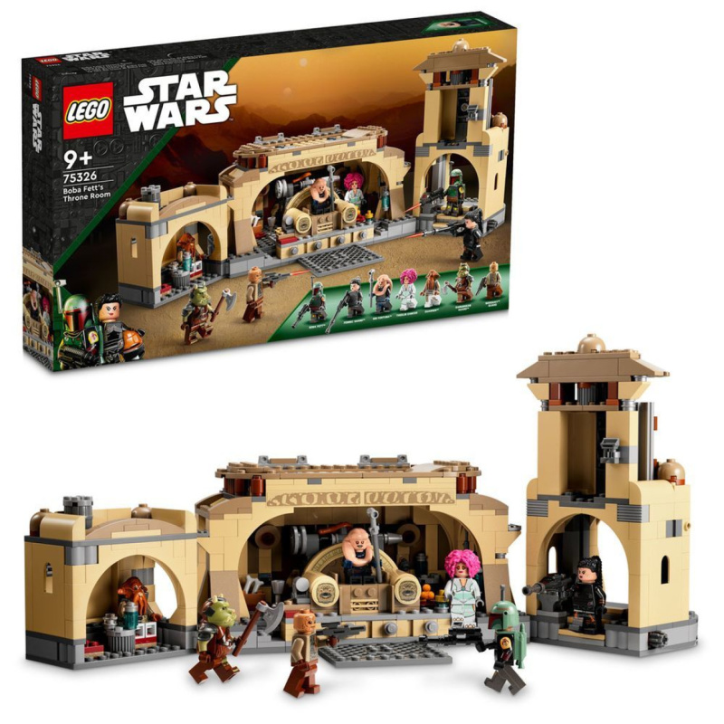 Lego® star wars™ 75326 trůnní sál boby fetta
