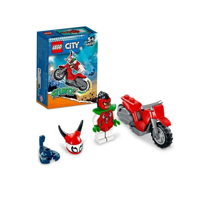 Lego® city 60332 škorpioní kaskadérská motorka