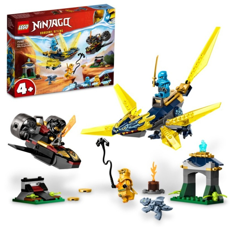 Lego® ninjago® 71798 nya a arin v souboji s dračím mládětem