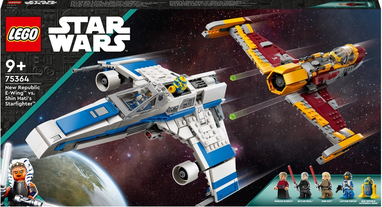 Lego® star wars™ 75364 stíhačka e-wing™ nové republiky vs. stíhačka shin hati