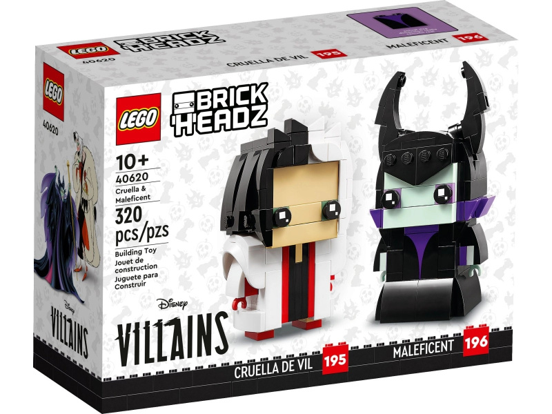 Stavebnice BrickHeadz Cruella a Maleficent
