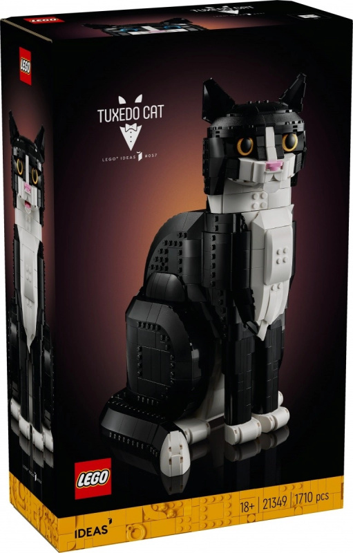Stavebnice LEGO Ideas černo-bílá kočka