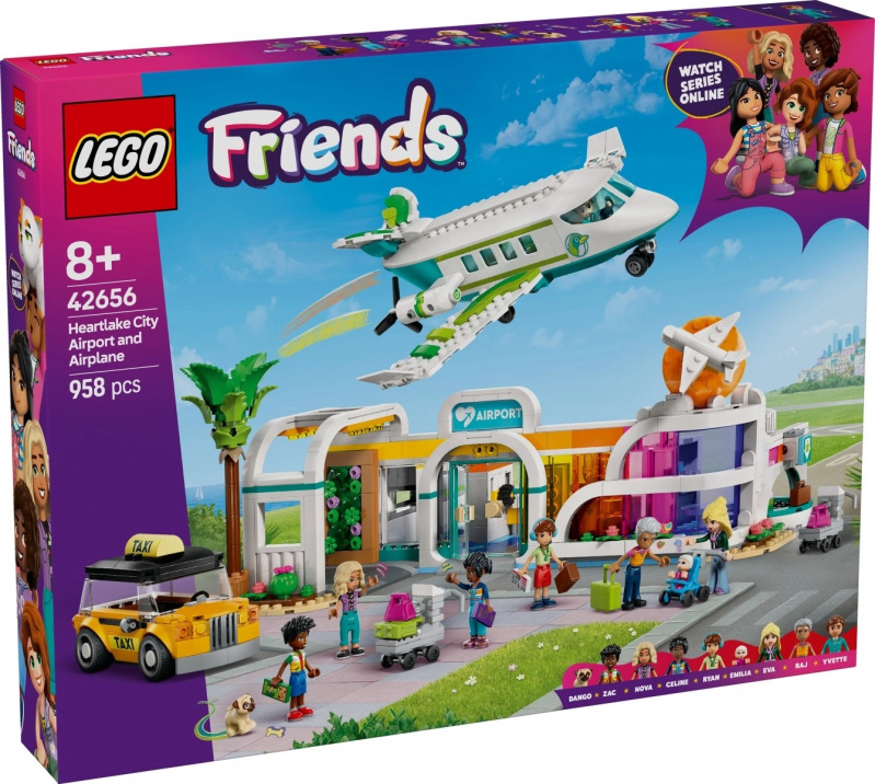 LEGO® Friends 42656 Letadlo a letiště ve městě Heartlake