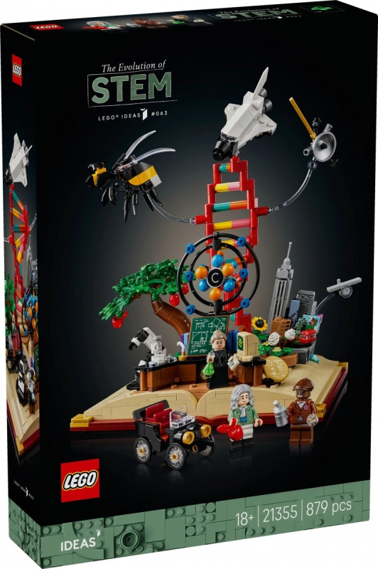 LEGO Ideas 21355 Evoluce přírodních věd – sběratelský model pro dospělé