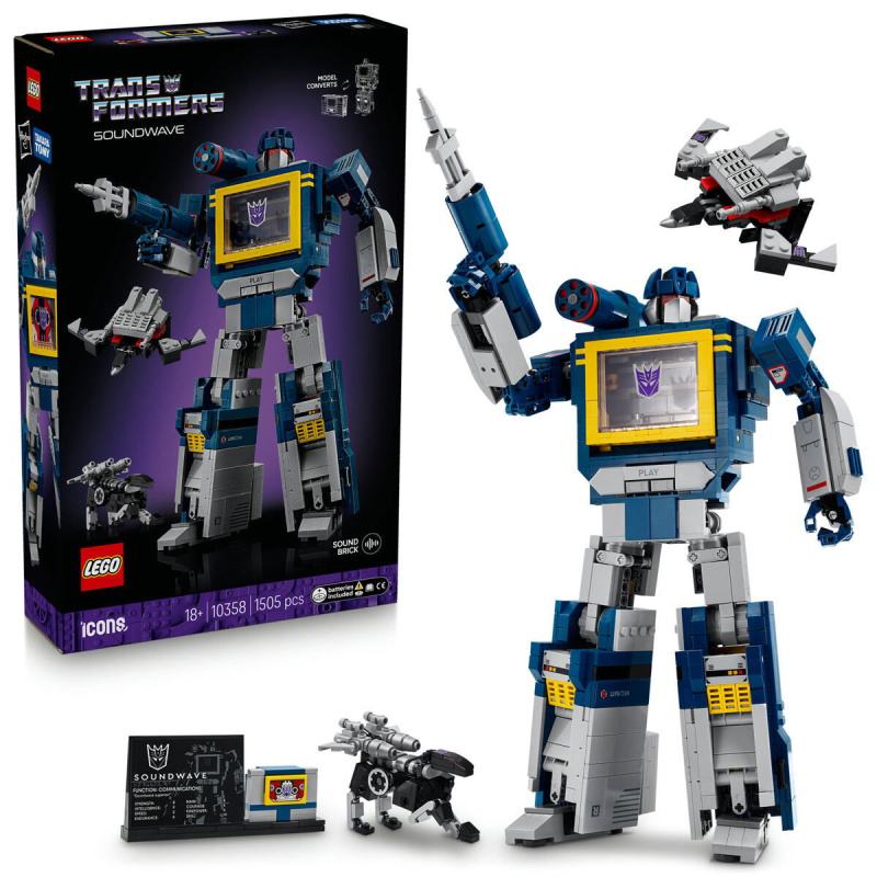 LEGO® Icons 10358 Transformers: Soundwave