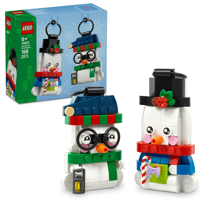 LEGO Iconic ozdoby se sněhuláky
