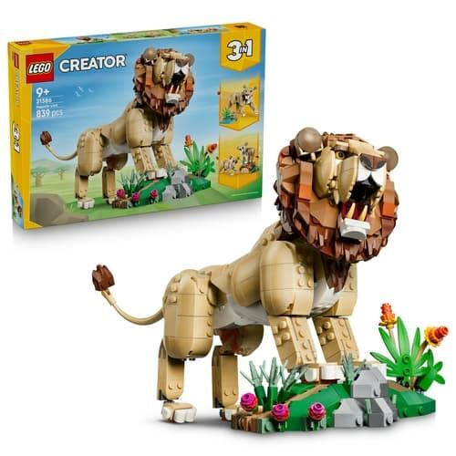 Lego® creator 31186 divoká zvířata: majestátní lev
