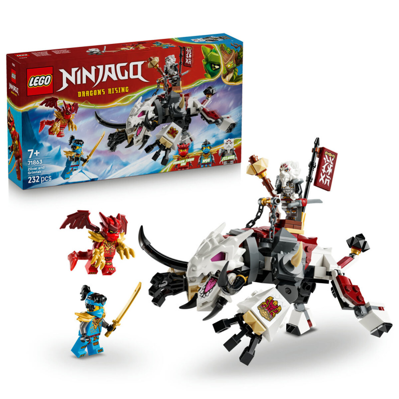 LEGO LEGO® NINJAGO® 71863 Zilvar a dračí bestie Grimtak