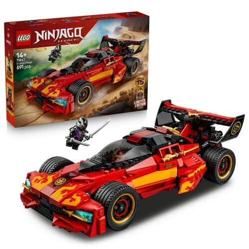 LEGO LEGO® NINJAGO® 71867 Kaiův červený bourák: 15 let NINJAGO