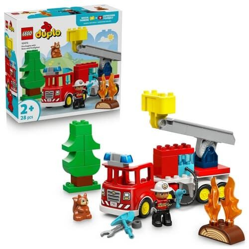 LEGO® DUPLO® 10473 Hasičské auto s hadicí a hasičem
