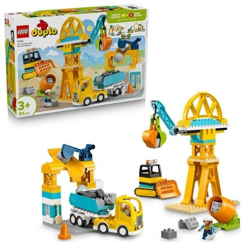 LEGO® DUPLO® 10476 Staveniště a vozidla 3 v 1