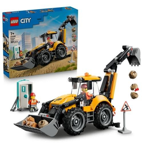 LEGO LEGO® City 60480 Žlutý nakladač s rypadlem