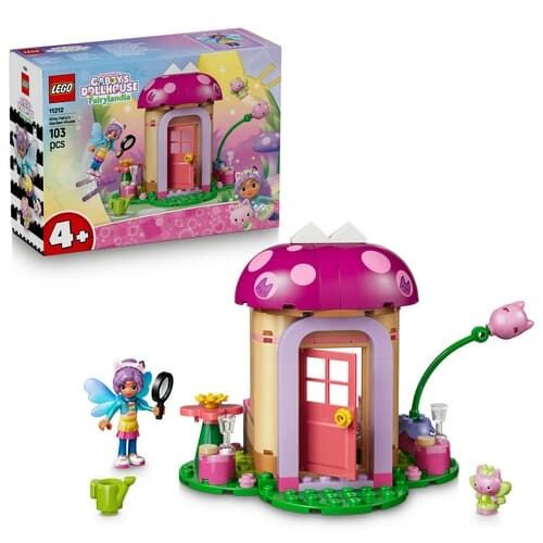 Lego® gabby's dollhouse™ 11212 zahradní dům víly kočičky
