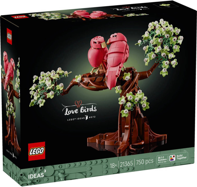 Lego® ideas 21365 zamilovaní ptáčci